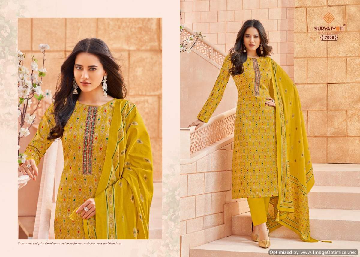 Kalki Vol 7 By Suryajyoti Jam Satin Printed Designer Dress Material Wholesale Shop In Surat
